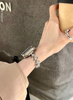 IAMYEE土星手链式高级感手表带适用applewatch6789S10S11代iwatch