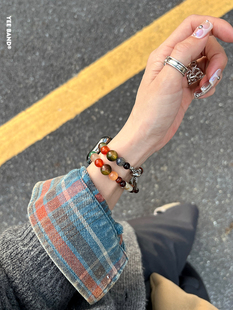 IAMYEE腕间云彩串珠表带适用applewatch3456代S7S8S9S10iwatchS11