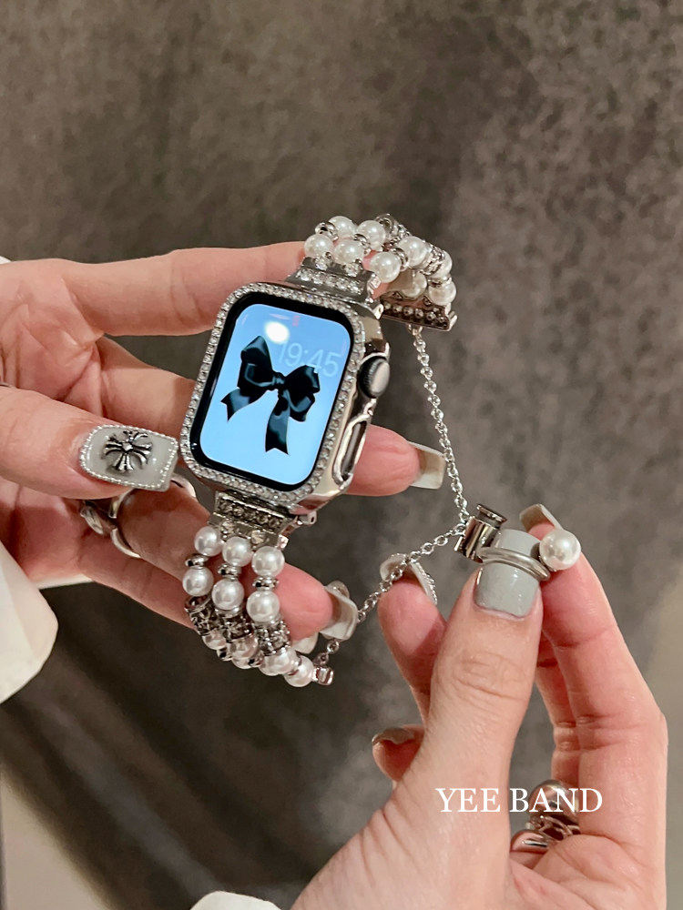 IAMYEE伊丽莎高级小众手链表带适用AppleWatch78代S11S10S9iwatch