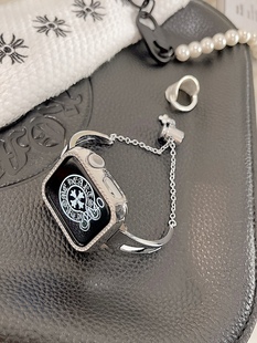 567代iwatch苹果手表带S11 IAMYEE金属简约手镯表带适用S10