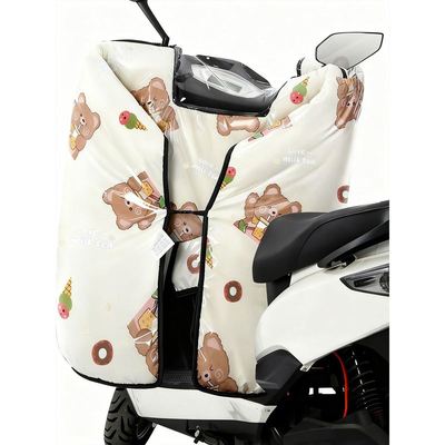 全覆膜斗篷钢化膜电动车挡风被2025新款冬天加绒防水防雨加厚防寒