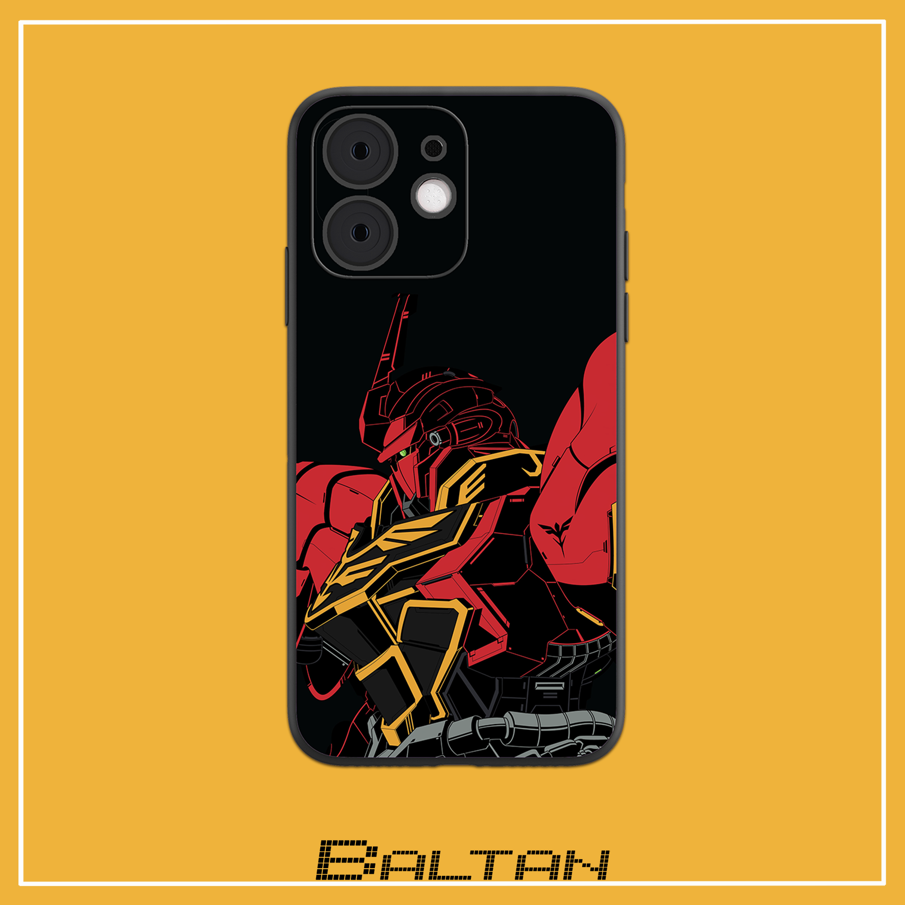 动漫MSN-06S新安洲高达手机壳适用于iPhone16promax全包mate70苹果17男生小米15红米note12荣耀200防摔IQOO13