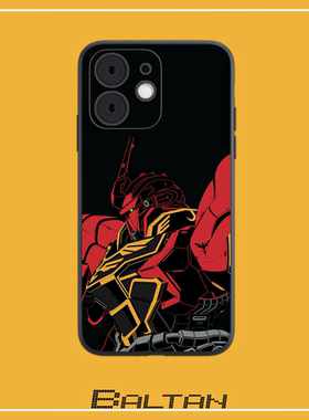 动漫MSN-06S新安洲高达手机壳适用于iPhone16promax全包mate70苹果17男生小米15红米note12荣耀200防摔IQOO13