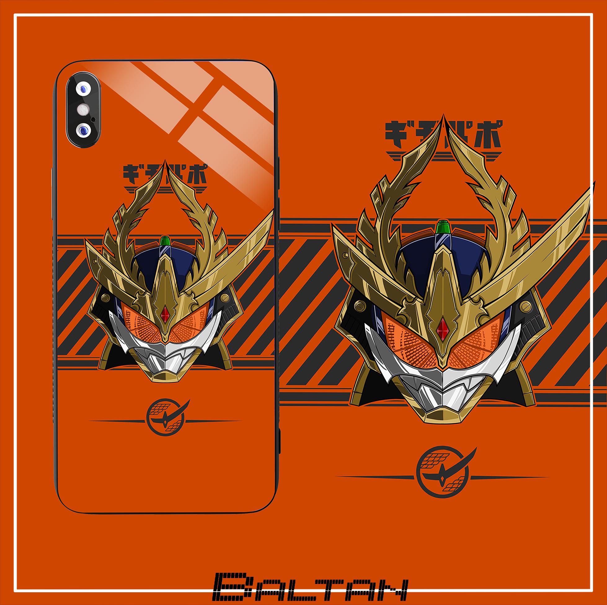 假面骑士铠武傻橙手机壳适用余苹果14全包iphone13promax小米12x