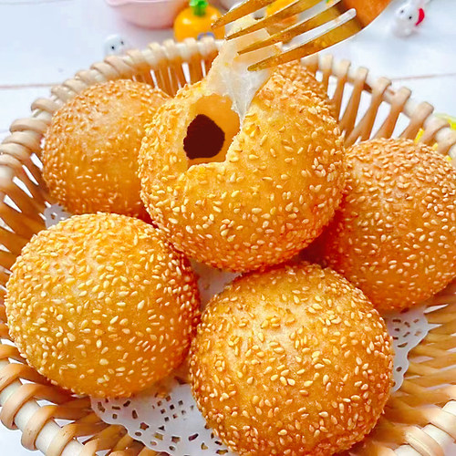 清真芝麻球豆沙麻团半成品
