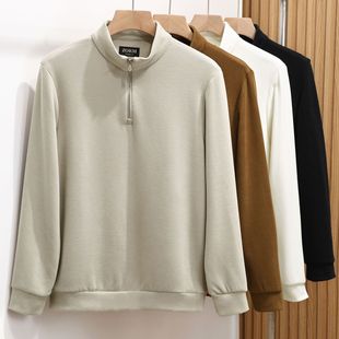 宽松休闲半拉链天丝加厚卫衣 高尔夫款 2652 大粒儿专享