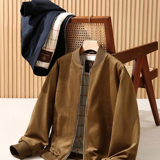 【汤曼妮专享】秋冬百搭老钱风 棒球领麂皮飞行夹克棉衣外套 2606,女装/女士精品,短外套,淘宝优惠券,粉丝福利购,淘宝优惠卷