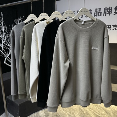 【米粒专享】男士双面奥粒绒圆领毛衣8946