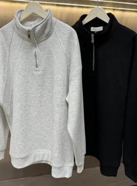 【大美专享】新款男士休闲加绒加厚卫衣6369灰色下架