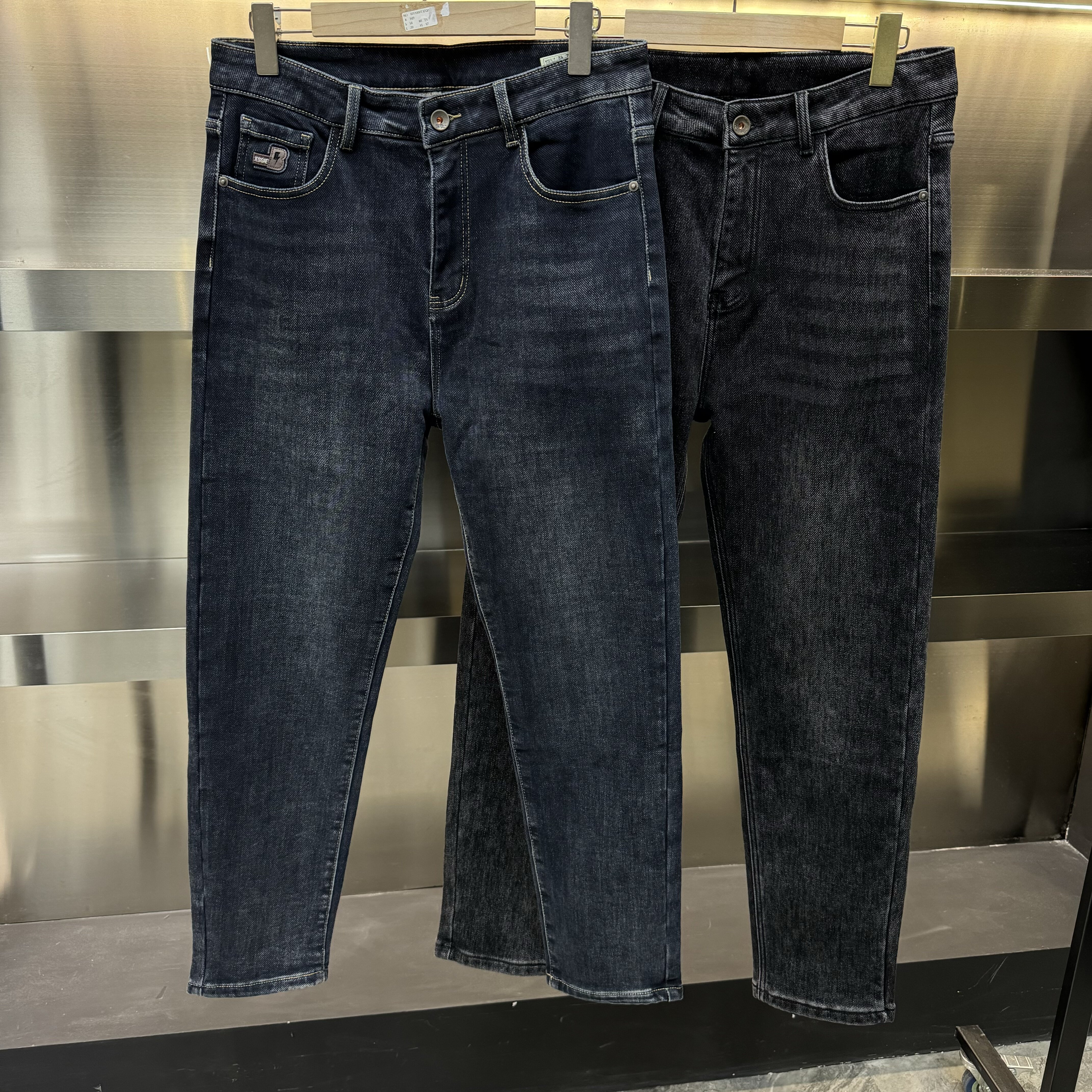 【晶晶姐妹专属】男士商务休闲直筒加绒加厚牛仔裤5818-5819,男装,牛仔裤,淘宝优惠券,粉丝福利购,淘宝优惠卷