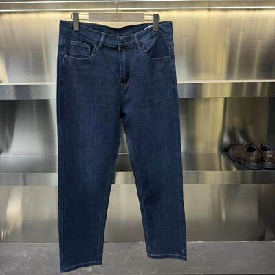 男士商务休闲直筒牛仔裤8863