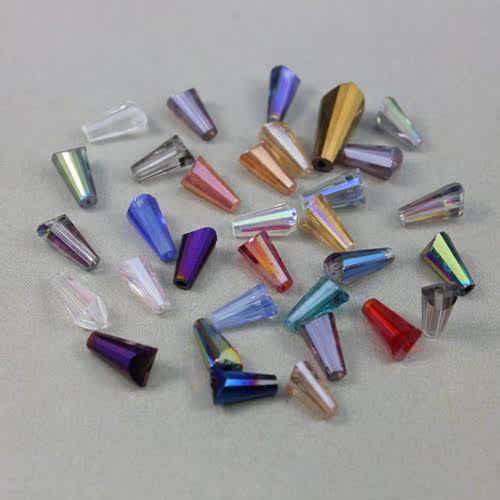 diy耳环项链水晶玻璃头饰
