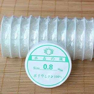 手串绳diy手链绳皮筋圆形透明水晶线弹性绳子手工串珠材料弹力线