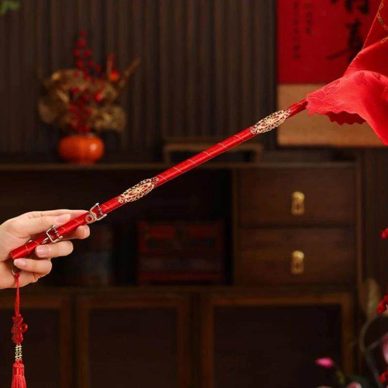 结婚喜事中式婚礼挑盖头秤闹洞房称心如意婚庆用品秤杆红喜棒喜称