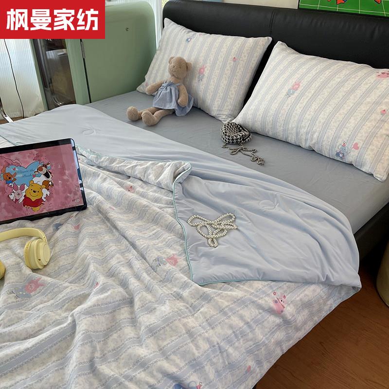 夏季A类全棉双层纱夏凉被