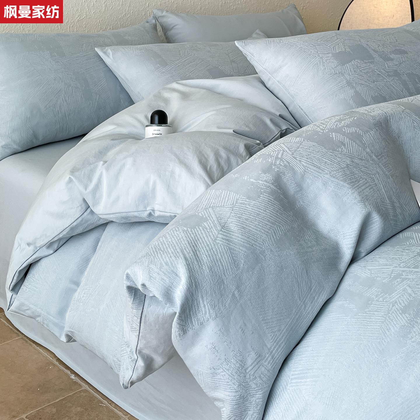 A类纯棉提花被套150x23罩