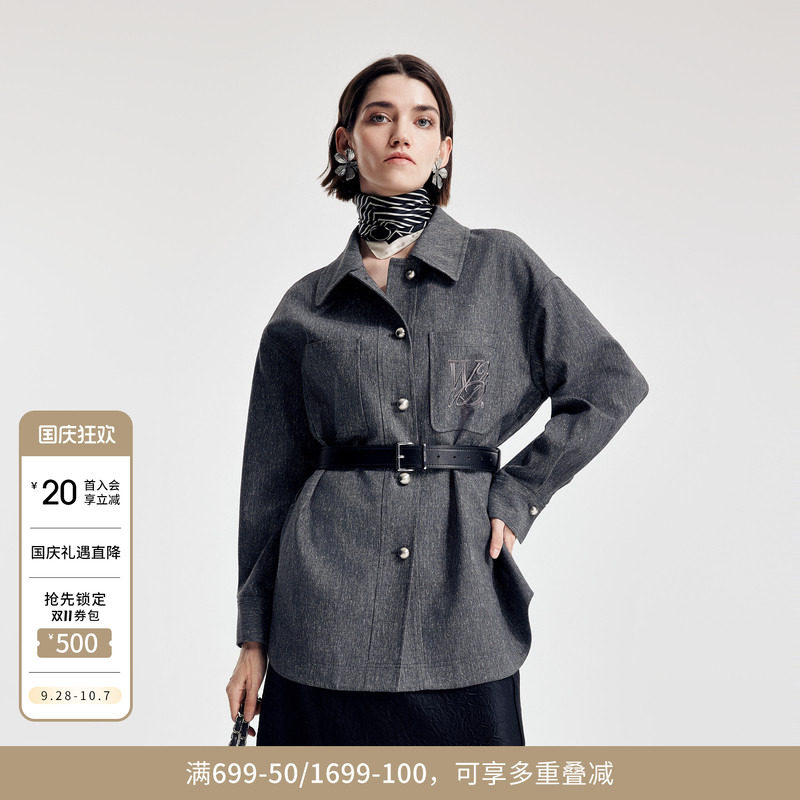 婉甸通勤中长款短外套