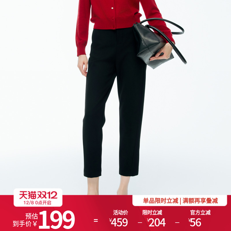 2025年春季新品黑色合体裤