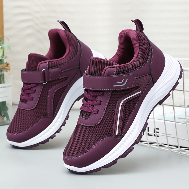 索源鞋子女春季新款老人鞋情侣