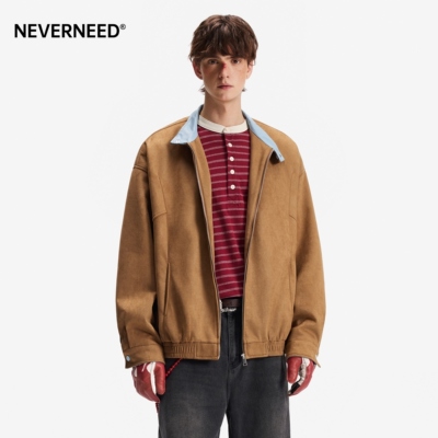 NEVERNEED麂皮绒空气层夹克男女