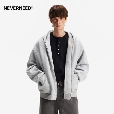 NEVERNEED重磅解构连帽卫衣男女