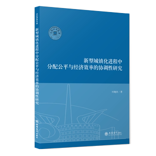 新型城镇化进程中分配公平与经济效率的协调性研究  叶晓佳著 立信会计出版社旗舰店正版图书籍直发