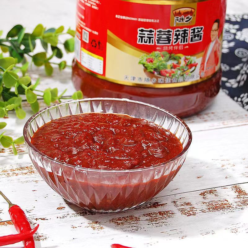天津随乡蒜蓉辣酱商用大桶破损包辣椒酱