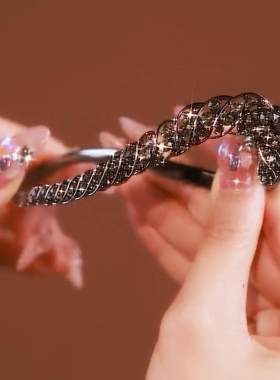 高级感发夹女后脑勺抓夹女盘发神器气质发卡夹子头饰一字夹扭扭夹