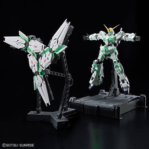 万代现货正品MGEX 1/100ka卡版独角兽三盾觉醒发光带灯组补件