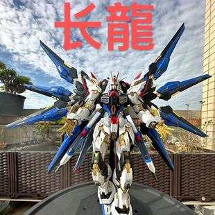 再版长龙7701强袭自由MG1/100 国产拼装模型