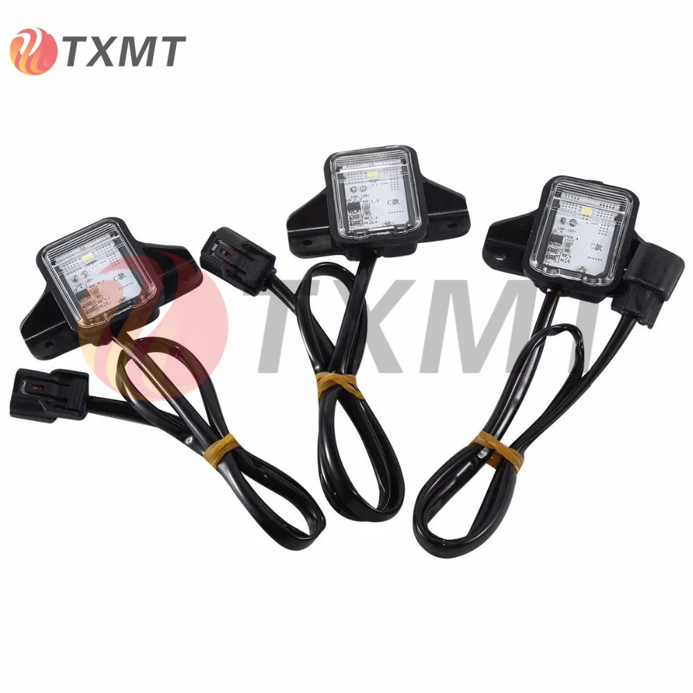 适用本田金翼GL1800 2018-2020年摩托车3x LED行李箱灯尾箱照明灯