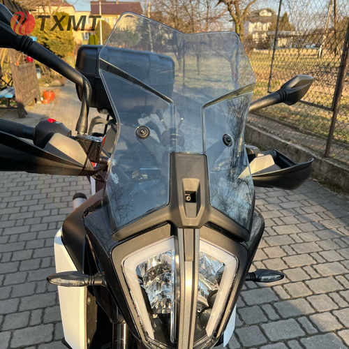 适用20-23年KTM390 ADV加高风挡摩托车改装件透明前挡风玻璃