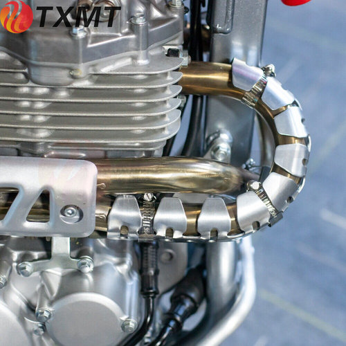 适用本田XR250 Motard XR 400R 600R 650L排气消声器管屏蔽保护器