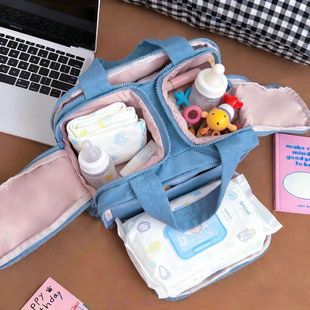 大容量妈咪包手提母婴外出带娃轻便多功能妈妈包分区大敞口收纳包