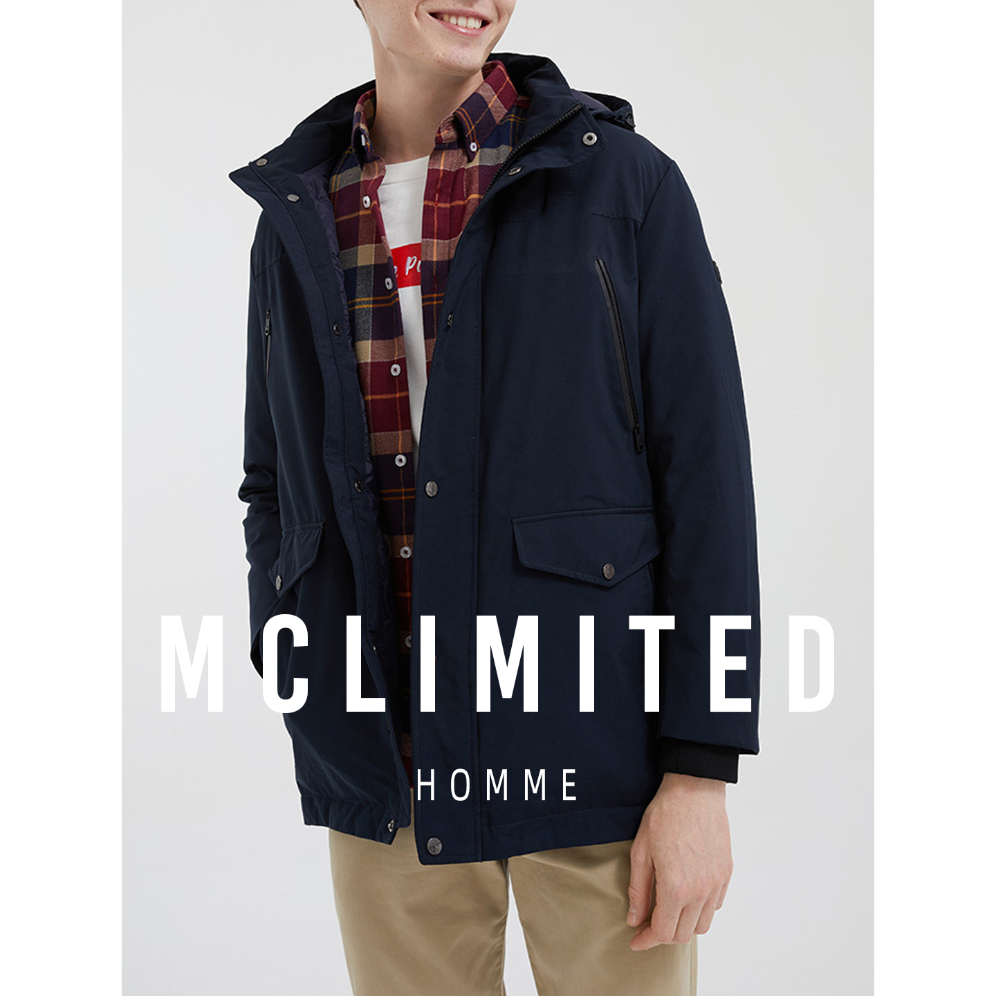 McLimited-8387 男士商務休閒百搭9010羽絨服 復合面料抗皺環保