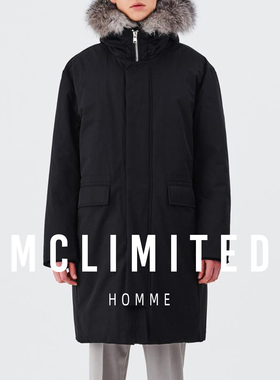 Mclimited-8388 男士銀狐毛領鵝絨羽絨服 进口面料FURFECT 圈層级