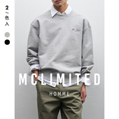 8008 男士 圆领卫衣 Mclimited 进口高克重棉混纺面料 刺绣标识