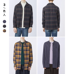 外套 黑胶碟 男士 复古怀旧设计 型 OS版 式 衬衫 长袖 8068 McLimited