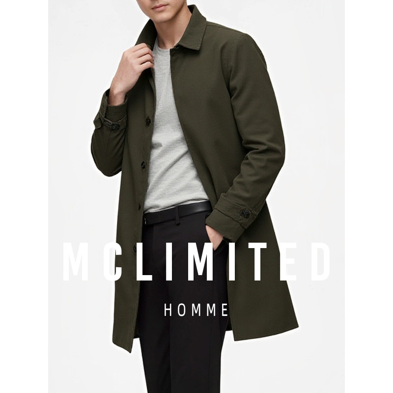 Mclimited-8131 韩国进口面料 时尚百搭 基础款 男士风衣
