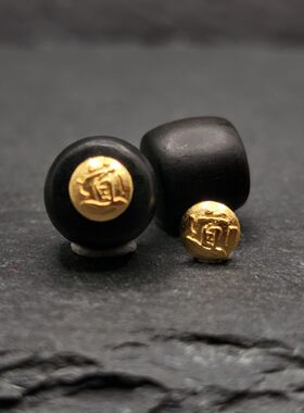 通体S925纯银电镀24K金道