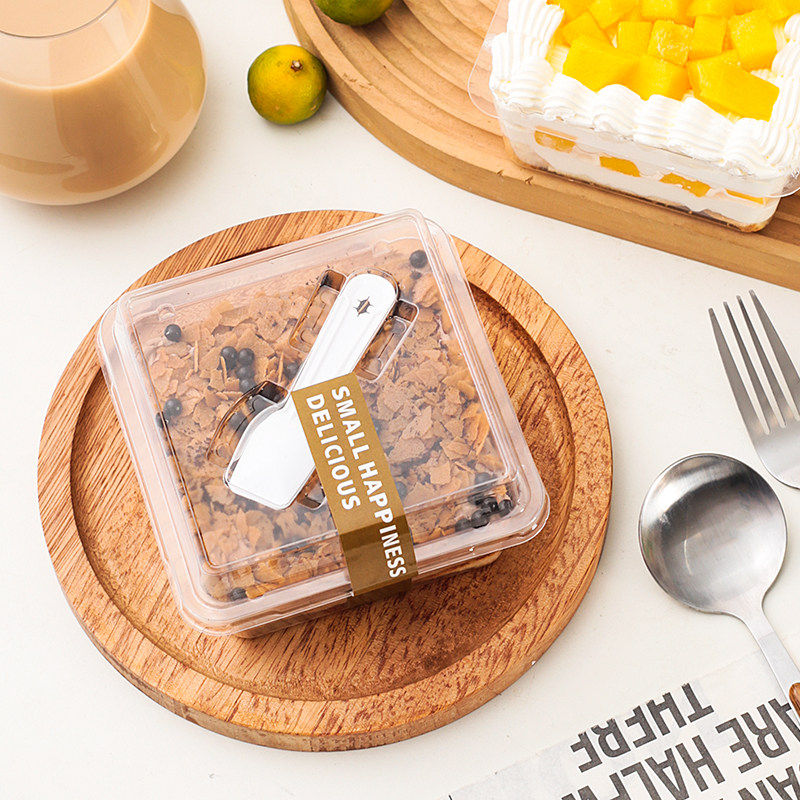 透明方形加高蛋糕盒提拉米苏包装盒千层慕斯豆乳杯子甜品打包盒,厨房/烹饪用具,点心包装盒/包装袋,淘宝优惠券,粉丝福利购,淘宝优惠卷