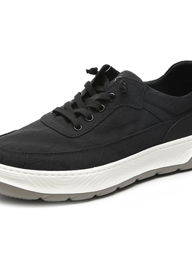 沙驰男鞋2025春夏季新款一脚蹬布鞋透气休闲鞋男帆布鞋T22C3B0171