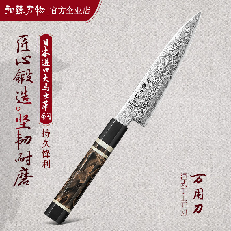 和臻日本进口ZDP189粉末钢万用刀水果刀家用厨房多功能瓜果削皮刀