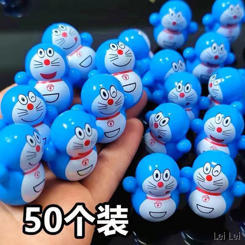 蓝胖子不倒翁哆啦A梦不倒翁叮当猫ins小摆件迷你网红玩具桌面解压