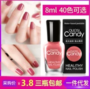 Sơn móng tay dạng nước có thể bóc và sơn nước Ouli Bộ mỹ phẩm 8ml trang điểm không thấm nước lâu dài - Sơn móng tay / Móng tay và móng chân