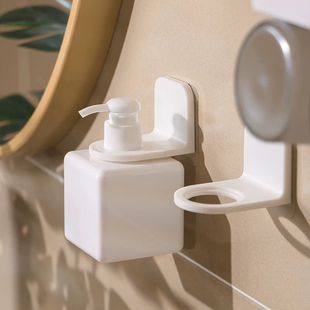 日本瓶子挂钩免打孔沐浴露挂架壁挂洗发水置物架洗洁精卡扣固定器