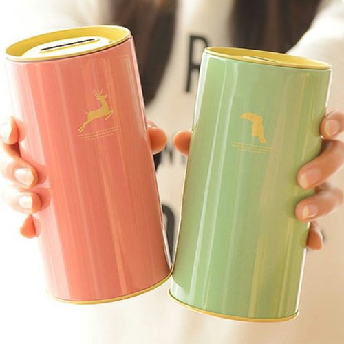 儿童存钱罐创意马口铁质可爱卡通