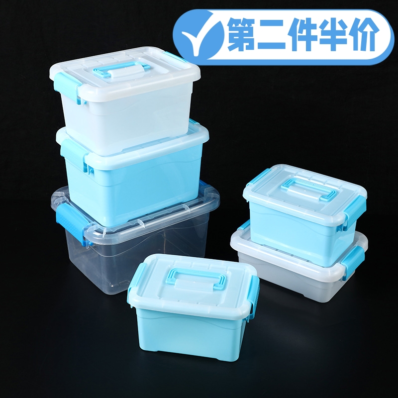 PP塑料方形手提药箱收纳盒