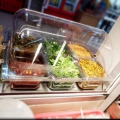 透明盒带盖调味盒八格厨房家用商用冰粉配料盒收纳盒调料奶茶店