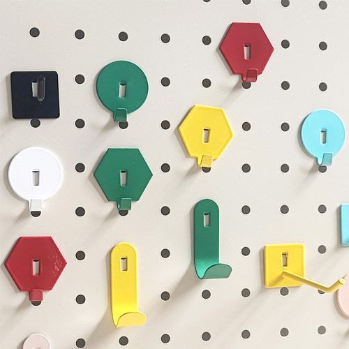 金属洞洞板30专用配件挂钩圆孔16